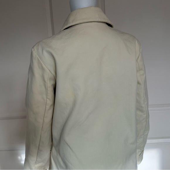 Jil Sander Cotton Jacket Size 34 (US 2) Hidden Snap Closure with Pockets - Picture 5 of 15